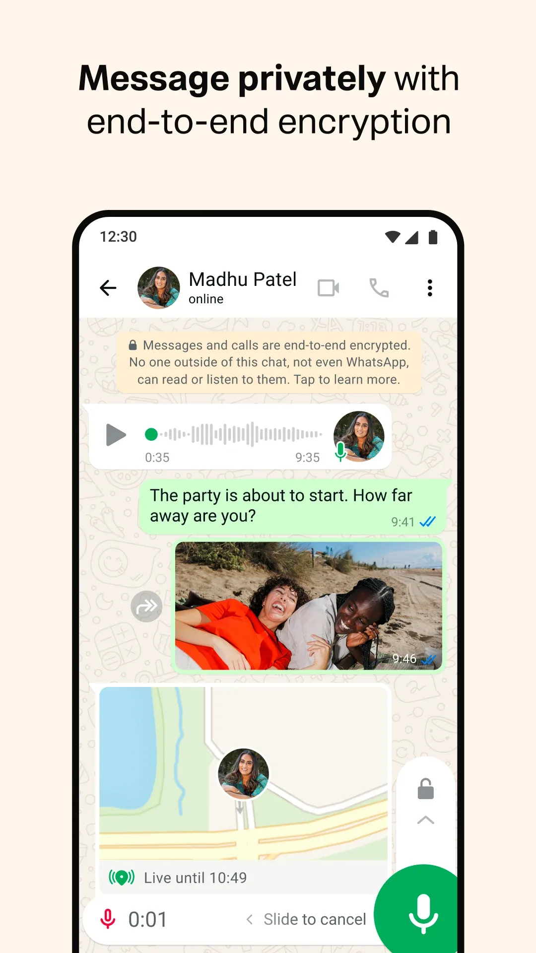 Screenshot GB WhatsApp