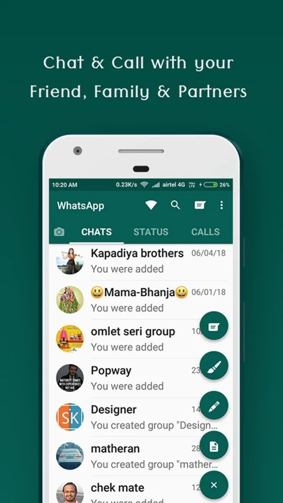 Screenshot GB WhatsApp